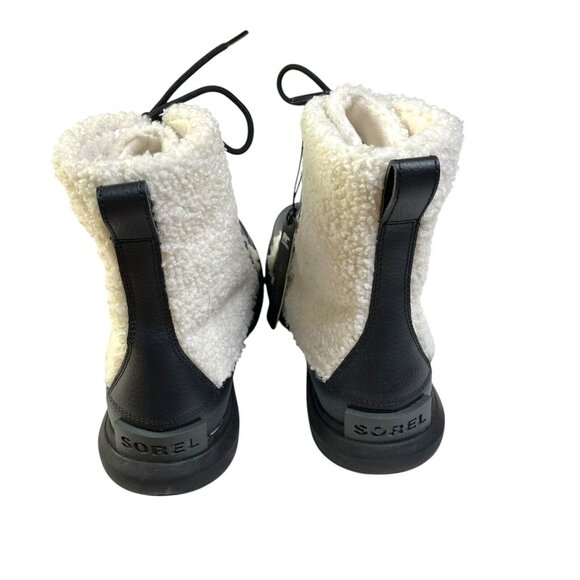 Sorel Womens Explorer II Joan Cozy Waterproof Boot Black Sea Salt NWT Size 11 - Picture 5 of 7